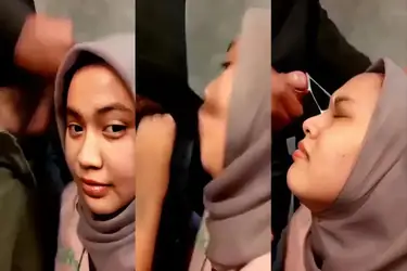 Isep Kontol Sampai Muncrat Semua Ke Muka Jilbab
